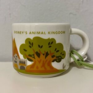 Disney Starbucks You Are Here Animal Kingdom Ornament 2oz Expresso Mug